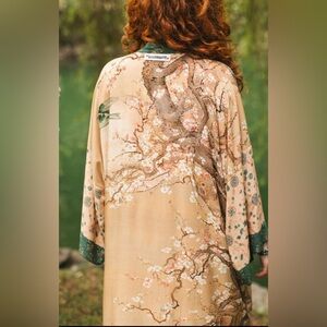 ⭐️Market of Stars⭐️ Fable Opera Fill Length Vintage Art Boho Duster Robe Kimono